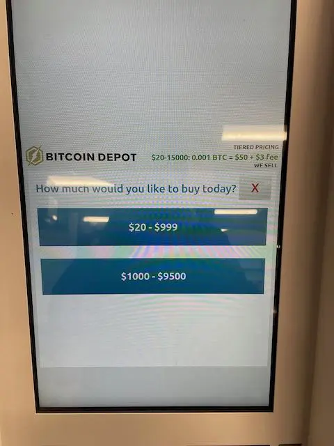 bitcoin depot transaction value