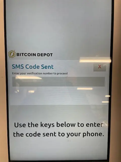 sms code