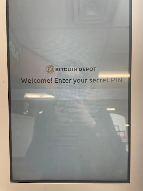 enter secret pin