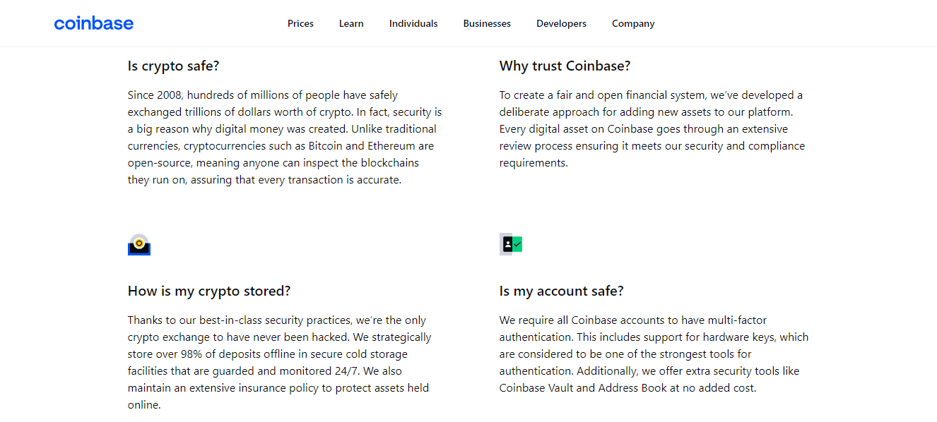 Bitbuy vs Coinbase. Exploring security features on Coinbase