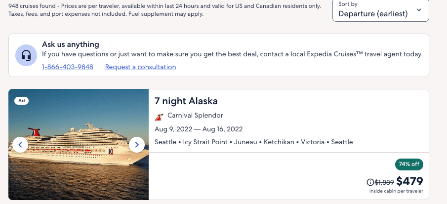cruise package
