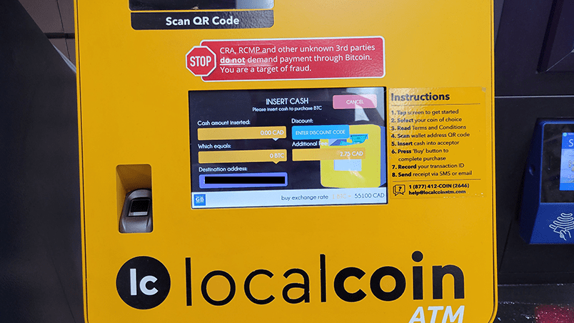 insert cash localcoin atm