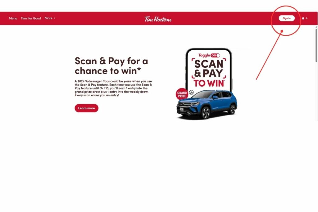 how to check your tim hortons gift card balance online through the website.